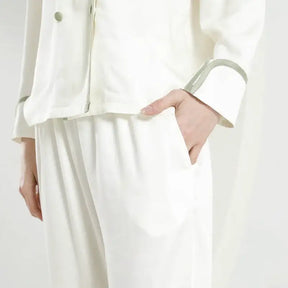 Pyjama Blanc Satin