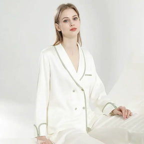 Pyjama Blanc Satin