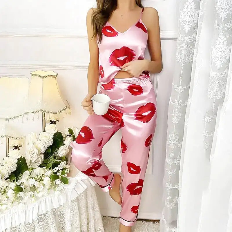 Pyjama Satin Rose